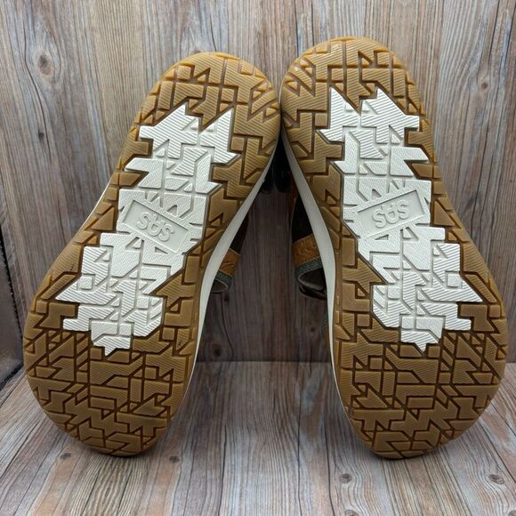 SAS Womens Embark Sport Sandal Adjustable Strap Cushion Comfort Size Live Oak 10 - Picture 7 of 8